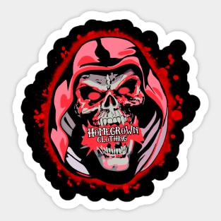 Homegrown Red Reaper Design Sticker